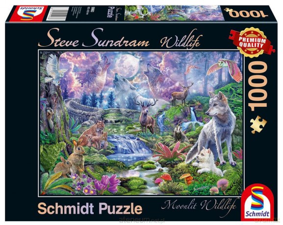 SCHMIDT PQ 1000 el. Zwierzęta w blasku księżyca [PUZZLE]