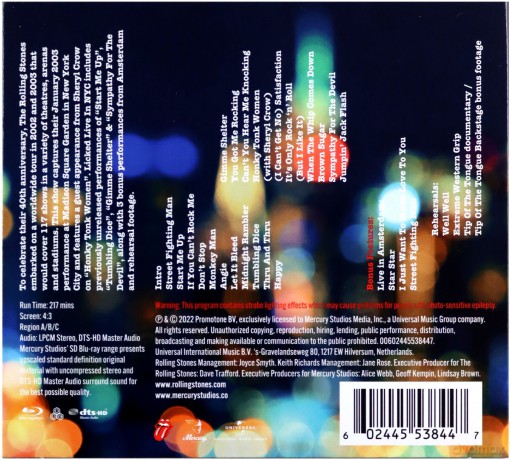 The Rolling Stones: Licked Live In NYC [Blu-Ray]+[2CD]