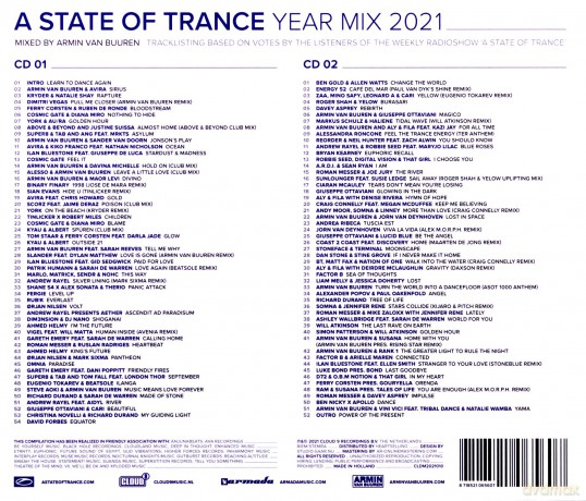 Armin Van Buuren: State Of Trance. Year Mix 2021 [2CD]