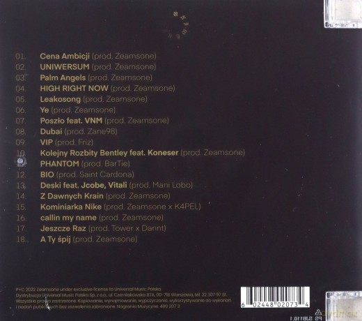 Zeamsone: Universum [CD]