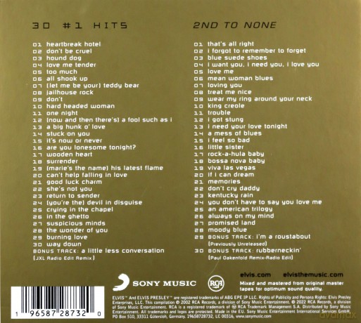 Elvis Presley: Elvis Presley 30 #1 Hits Expanded Edition [2CD]