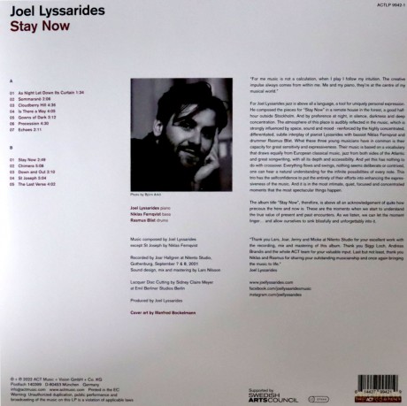 Joel Lyssarides: Stay Now [Winyl]
