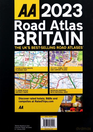 AA Road Atlas Britain 2023 Spiral Bound (AA Road Atlas Britain) (Road Atlas Great Britain 2023) Spiral-bound: Automobile Association Autoatlas [KSIĄŻKA]