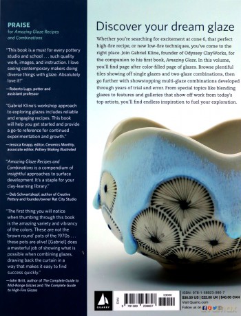 Amazing Glaze Recipes and Combinations: 200+ Surefire Finishes for Low-Fire, Mid-Range, and High-Fire Pottery - Gabriel Kline [KSIĄŻKA]