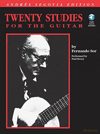 Andres Segovia - 20 Studies for the Guitar: Book/CD Pack [KSIĄŻKA]
