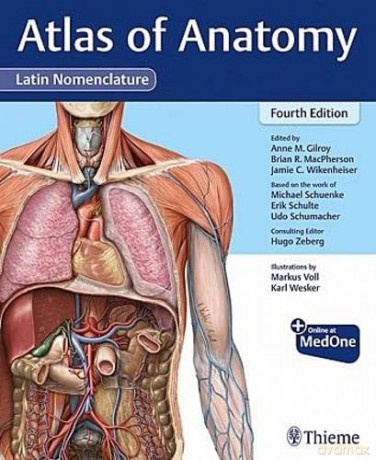 Atlas of Anatomy, Latin Nomenclature - Anne M Gilroy [KSIĄŻKA]
