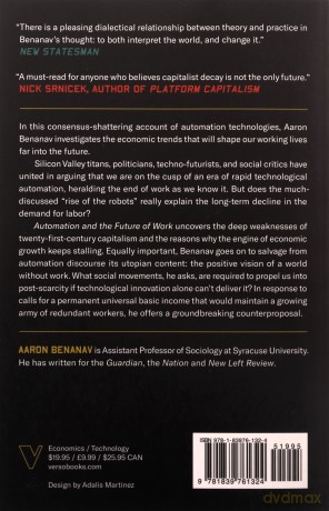 Automation and the Future of Work - Aaron Benanav [KSIĄŻKA]