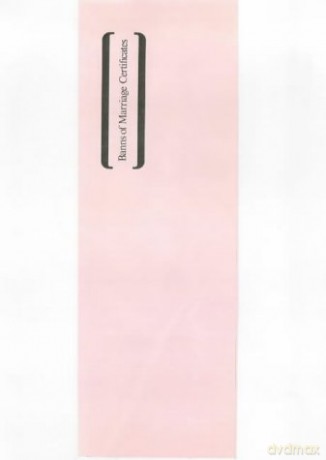 Banns of Marriage Certificate Book Mb6 [KSIĄŻKA]