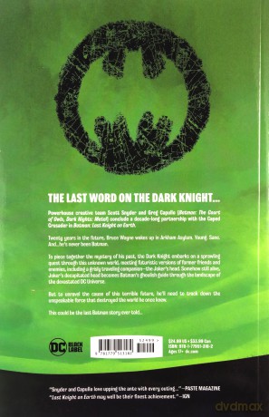 Batman: Last Knight On Earth - Scott Snyder [KSIĄŻKA]