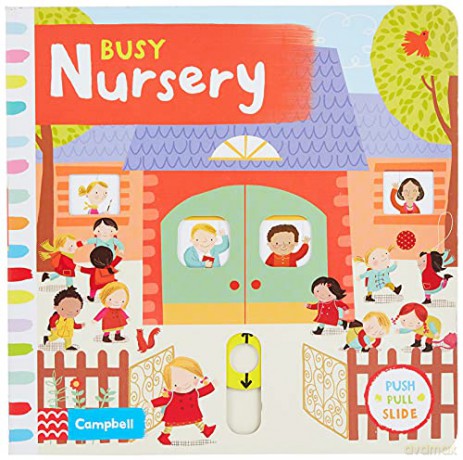 Busy Nursery (Campbell Busy Books, 24) - Angie Rozelaar [KSIĄŻKA]