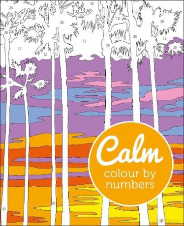 Calm Colour by Numbers (Arcturus Colour by Numbers Collection, 20) - David Woodroffe [KSIĄŻKA]