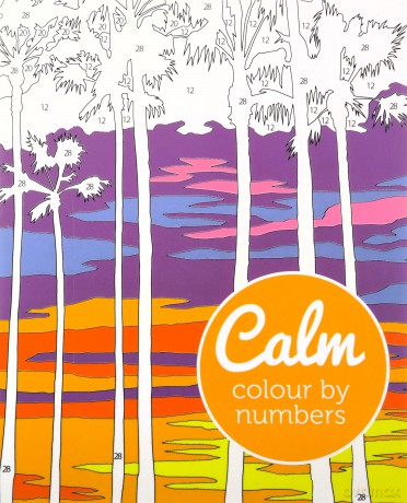 Calm Colour by Numbers (Arcturus Colour by Numbers Collection, 20) - David Woodroffe [KSIĄŻKA]