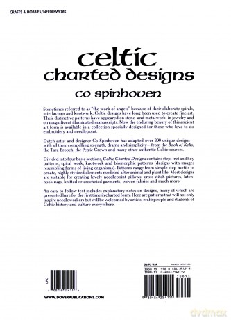 Celtic Charted Designs (Dover Embroidery, Needlepoint) - Spinhoven [KSIĄŻKA]