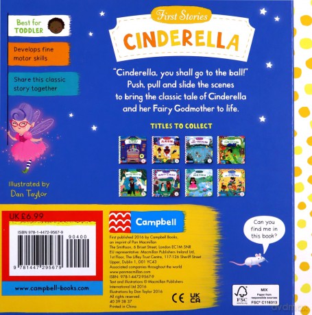Cinderella (Campbell First Stories) - Dan Taylor [KSIĄŻKA]