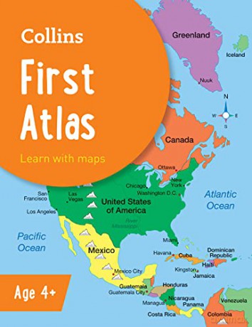 Collins First Atlas (Collins School Atlases) - Collins Maps [KSIĄŻKA]