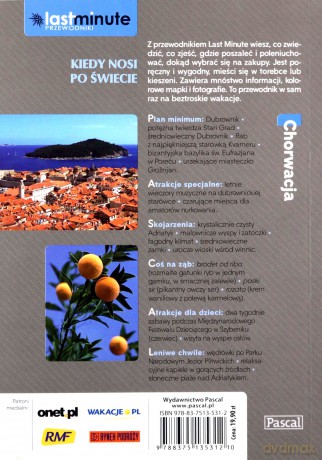 Chorwacja Last Minute Przewodniki (broszurowa) [KSIĄŻKA]