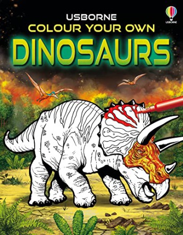 Colour Your Own Dinosaurs (Colouring Books) - Simon Tudhope [KSIĄŻKA]