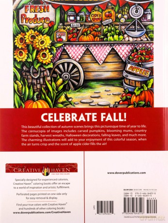 Creative Haven Autumn Charm Coloring Book - Teresa Goodridge [KSIĄŻKA]