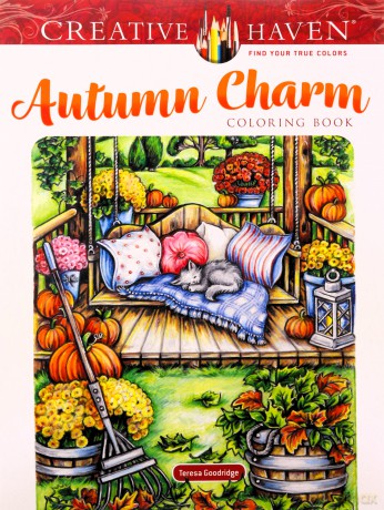 Creative Haven Autumn Charm Coloring Book - Teresa Goodridge [KSIĄŻKA]