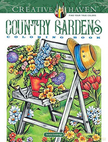 Creative Haven Country Gardens Coloring Book - Teresa Goodridge [KSIĄŻKA]