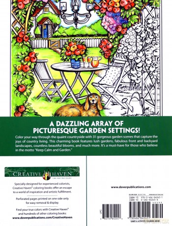 Creative Haven Country Gardens Coloring Book - Teresa Goodridge [KSIĄŻKA]