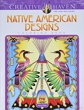 Creative Haven Native American Designs Coloring Book - Marty Noble [KSIĄŻKA]