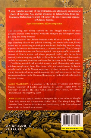 Defending Heaven: China's Mongol Wars, 1209-1370 - James Waterson [KSIĄŻKA]
