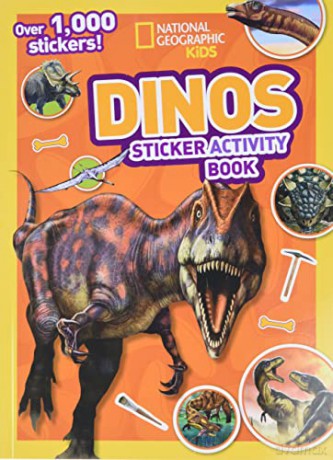 Dinos Sticker Activity Book (National Geographic Kids) - National Geographic [KSIĄŻKA]