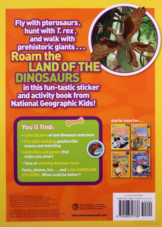 Dinos Sticker Activity Book (National Geographic Kids) - National Geographic [KSIĄŻKA]
