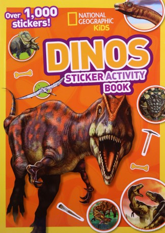 Dinos Sticker Activity Book (National Geographic Kids) - National Geographic [KSIĄŻKA]