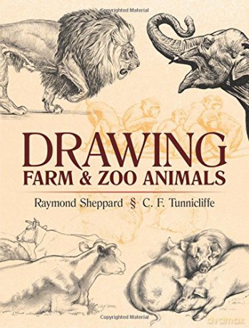 Drawing Farm and Zoo Animals (Dover Art Instruction) - Raymond Sheppard [KSIĄŻKA]