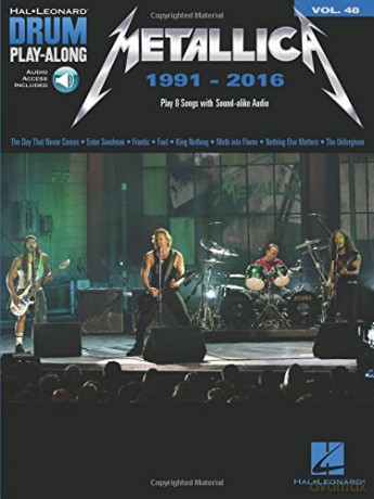 Drum Play-Along Volume 48: Metallica 1991-2016 (Book/Online Audio) (Hal Leonard Drum Play-Along) [KSIĄŻKA]