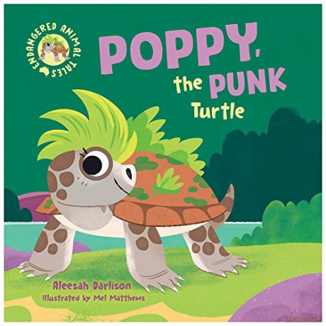 Endangered Animal Tales 2: Poppy, the Punk Turtle (Endangered Animals) - Aleesah Darlison [KSIĄŻKA]