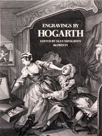 Engravings by Hogarth - William Hogarth [KSIĄŻKA]