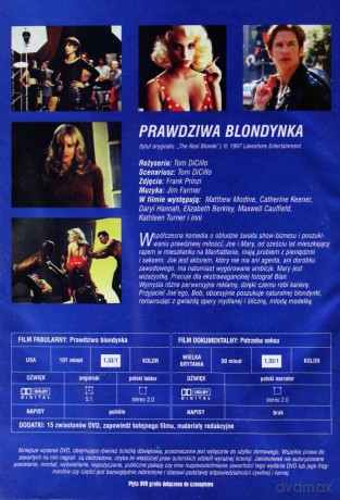 Prawdziwa blondynka [DVD]