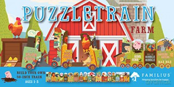 Farm Animals 26-Piece Puzzle (PuzzleTrain) - Christopher Robbins [KSIĄŻKA]