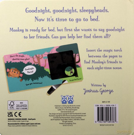 Goodnight Monkey (Magic Torch Books) - Joshua George [KSIĄŻKA]