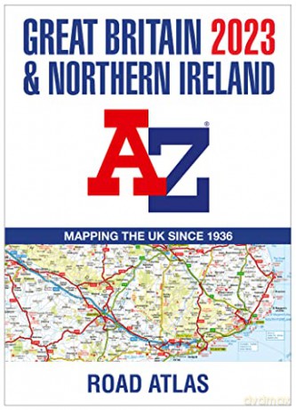 Great Britain A-Z A3 Road Atlas 2023 - A-Z Maps [KSIĄŻKA]