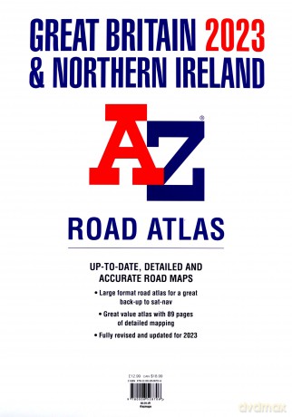 Great Britain A-Z A3 Road Atlas 2023 - A-Z Maps [KSIĄŻKA]