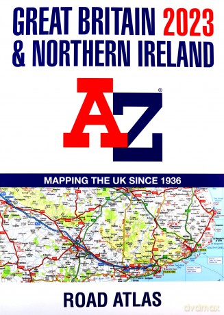 Great Britain A-Z A3 Road Atlas 2023 - A-Z Maps [KSIĄŻKA]