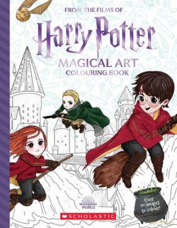 Harry Potter: Magical Art Colouring Book - Spinner Cala [KSIĄŻKA]