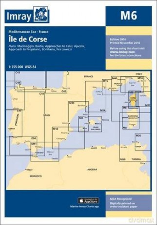 Imray Chart M6: Ile de Corse (M Series) [KSIĄŻKA]