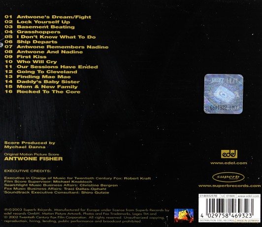 Antwone Fisher soundtrack (Mychael Danna) [CD]