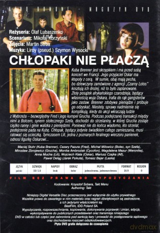 Chłopaki nie płaczą [DVD]