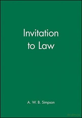 Invitation to Law (Invitation Series) - A W B Simpson [KSIĄŻKA]