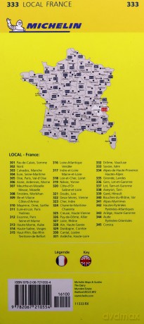 Isere, Savoie - Michelin Local Map 333: Map (Michelin Local Maps, 333) [KSIĄŻKA]