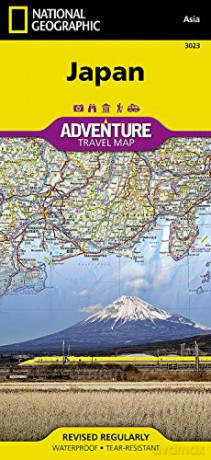 Japan: Travel Maps International Adventure Map (National Geographic Adventure Map) [KSIĄŻKA]