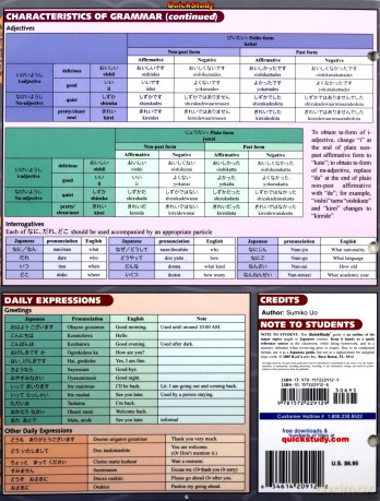 Japanese Grammar (Quick Study Academic) - Sumiko Uoâ [KSIĄŻKA]