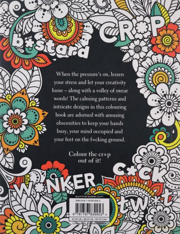 Keep F*cking Calm and Colour On: A Swear Word Colouring Book for Adults - Summersdale [KSIĄŻKA]