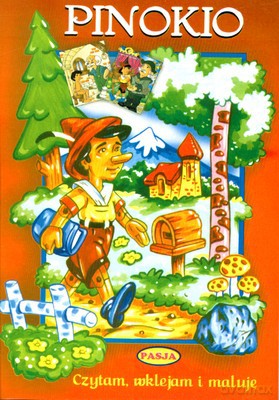 Pinokio Czytam Wklejam I Maluję [KSIĄŻKA]